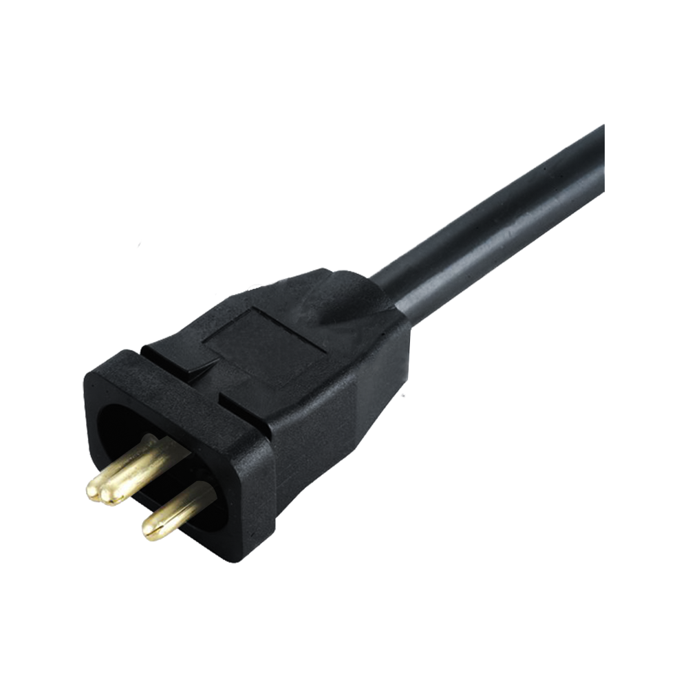 FT-08 US standard three-core square three-round pin plug UL certified power cord details