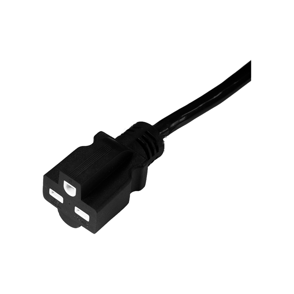 FT-3CZ is a US standard three-core flat plug-to-plug connector tailstock UL certified power cord details