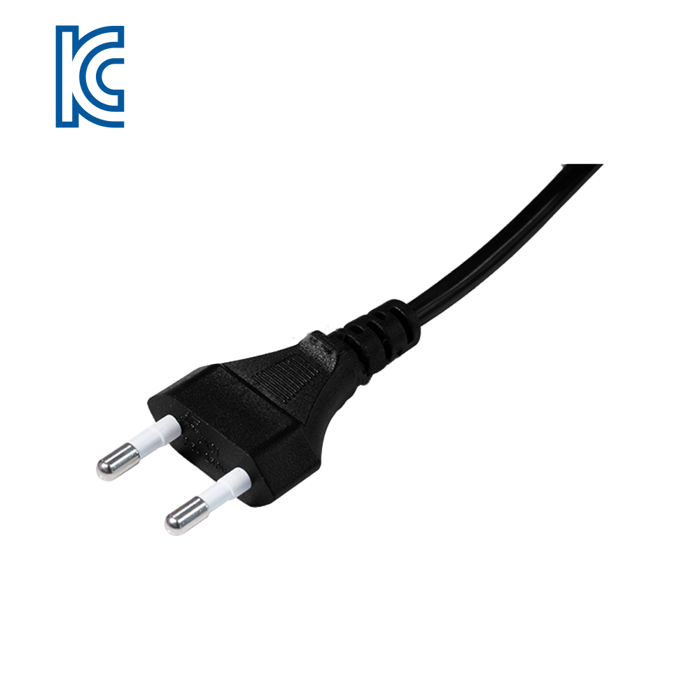 JK01 is a Korean two-core flat plug KC certified power cord details